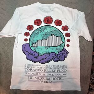 NWTs HOMME + FEMME Steve Wilson Western KY Tornado Relief Size Medium